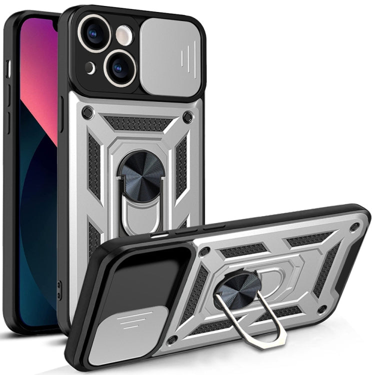 Sliding Camera Cover Design TPU+PC Phone Case