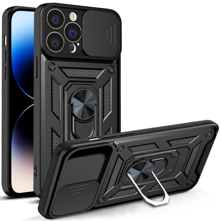 Sliding Camera Cover Design TPU+PC Phone Case