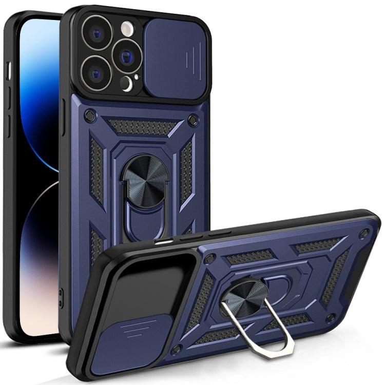 Sliding Camera Cover Design TPU+PC Phone Case