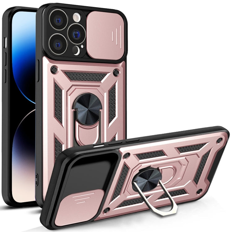 Sliding Camera Cover Design TPU+PC Phone Case