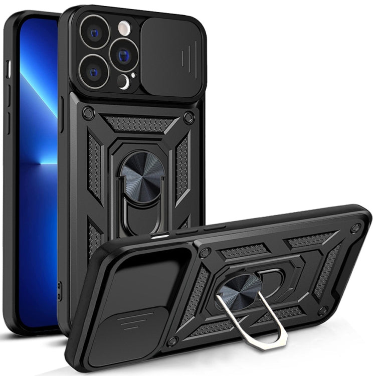 Sliding Camera Cover Design TPU+PC Phone Case