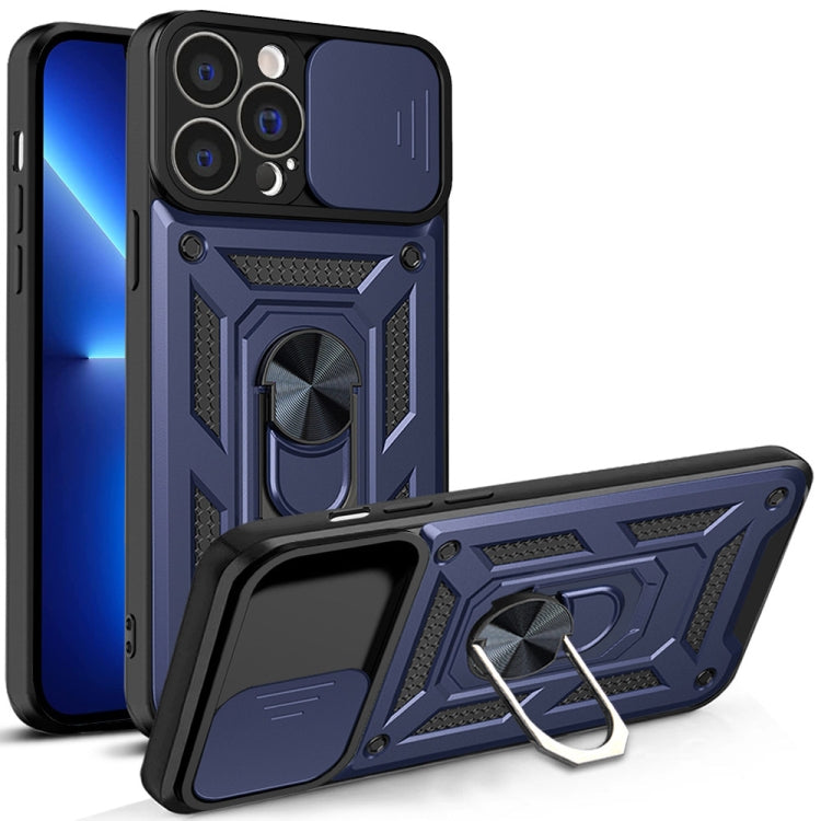 Sliding Camera Cover Design TPU+PC Phone Case
