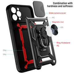Sliding Camera Cover Design TPU+PC Phone Case, For iPhone 14 Pro Max
