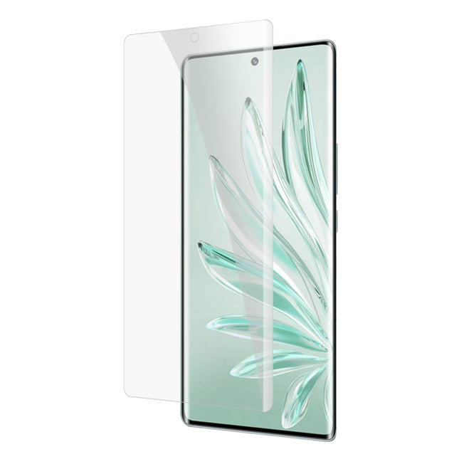 UV Liquid Curved Full Glue Tempered Glass Film, For Honor 70 Pro