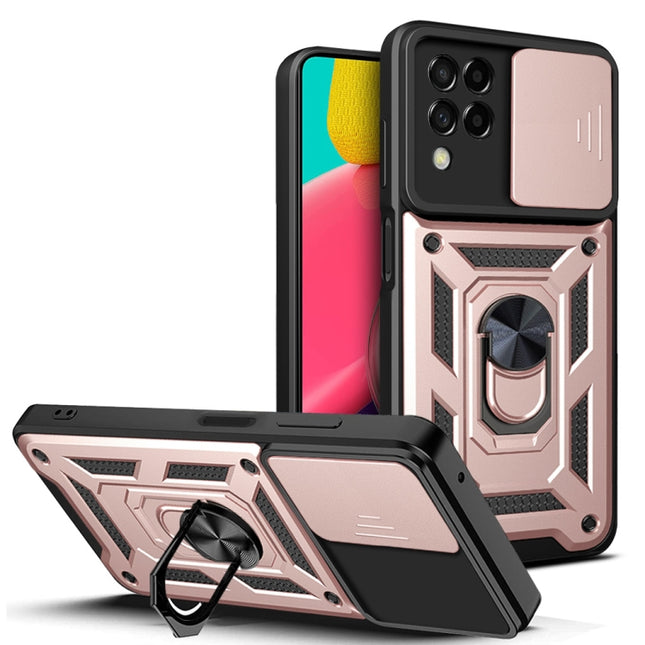Sliding Camera Cover Design TPU + PC Phone Case, For Samsung Galaxy M53 5G