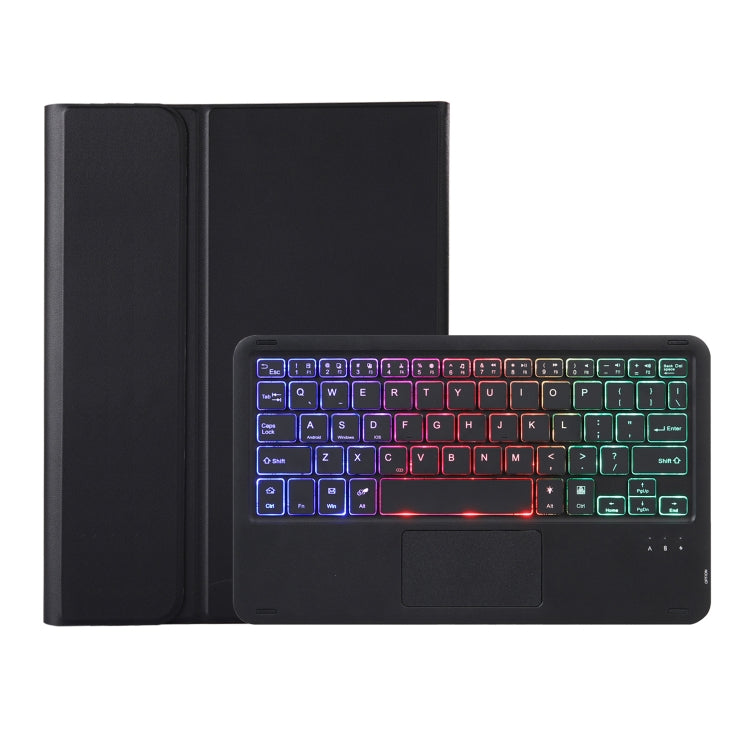 A700B-AS Lambskin Texture Backlight Bluetooth Keyboard Leather Tablet Case