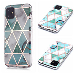 Plating Marble Pattern Soft TPU Protective Case, For iPhone 11 Pro Max, For  iPhone 11 Pro, For iPhone 11, For iPhone XS Max, For iPhone X / XS