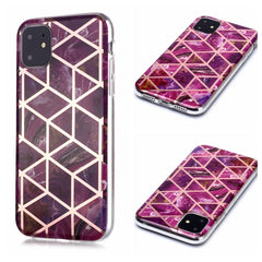 Plating Marble Pattern Soft TPU Protective Case, For iPhone 11 Pro Max, For  iPhone 11 Pro, For iPhone 11, For iPhone XS Max, For iPhone X / XS