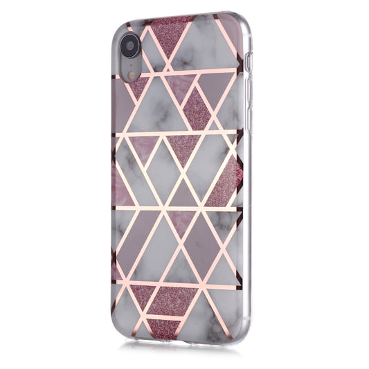 Funda protectora de TPU suave con diseño de mármol chapado, para iPhone XR, para iPhone 7 Plus / 8 Plus, para iPhone 7 / 8, para iPhone 6 Plus / 6s Plus, para iPhone 6 / 6s