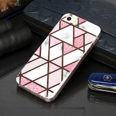 Plating Marble Pattern Soft TPU Protective Case, For iPhone 5 & 5s & SE