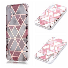 Plating Marble Pattern Soft TPU Protective Case, For Xiaomi Mi CC9e / Mi A3, For Xiaomi Redmi Note 8 Pro, For Xiaomi Redmi Note 8, For Xiaomi Redmi Note 7, For Xiaomi Redmi 7A