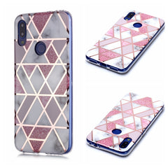 Plating Marble Pattern Soft TPU Protective Case, For Xiaomi Mi CC9e / Mi A3, For Xiaomi Redmi Note 8 Pro, For Xiaomi Redmi Note 8, For Xiaomi Redmi Note 7, For Xiaomi Redmi 7A