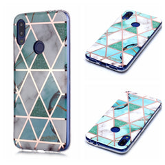 Plating Marble Pattern Soft TPU Protective Case, For Xiaomi Mi CC9e / Mi A3, For Xiaomi Redmi Note 8 Pro, For Xiaomi Redmi Note 8, For Xiaomi Redmi Note 7, For Xiaomi Redmi 7A