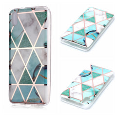 Plating Marble Pattern Soft TPU Protective Case, For Xiaomi Mi CC9e / Mi A3, For Xiaomi Redmi Note 8 Pro, For Xiaomi Redmi Note 8, For Xiaomi Redmi Note 7, For Xiaomi Redmi 7A