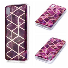 Plating Marble Pattern Soft TPU Protective Case, For Xiaomi Mi CC9e / Mi A3, For Xiaomi Redmi Note 8 Pro, For Xiaomi Redmi Note 8, For Xiaomi Redmi Note 7, For Xiaomi Redmi 7A