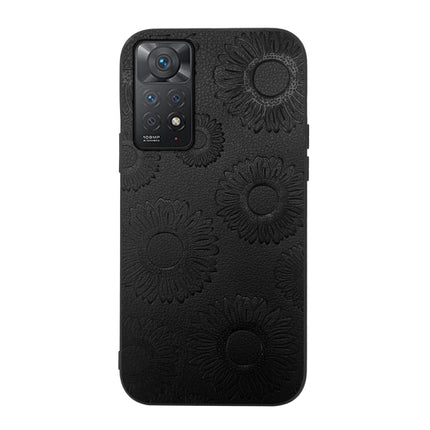 Sunflower Pattern PU Shockproof Phone Case, For Xiaomi 12 Pro, For Xiaomi 12 / 12X, For Xiaomi Redmi Note 11 Pro, For Xiaomi Redmi Note 11 / Note 11S 4G