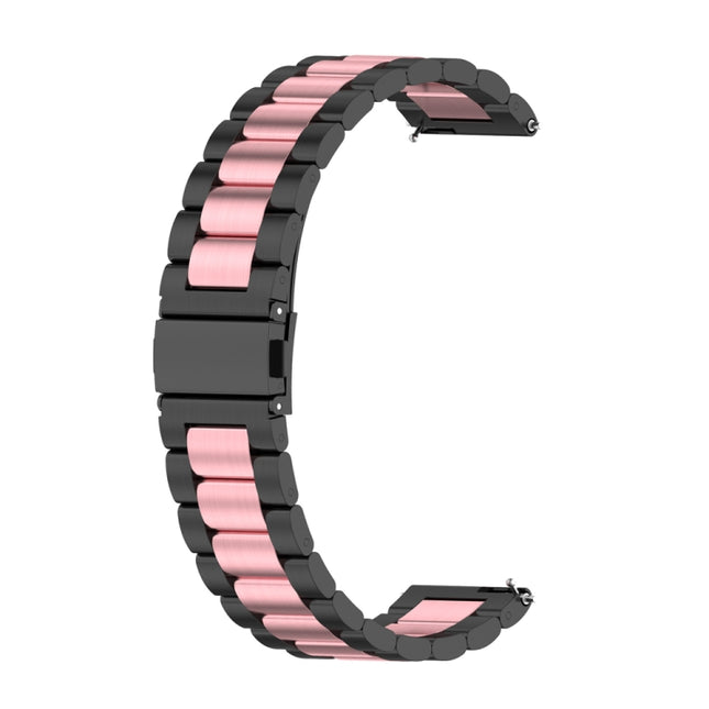 Three-bead Metal Steel Watch Band, For Huawei GT 3 Pro 43mm