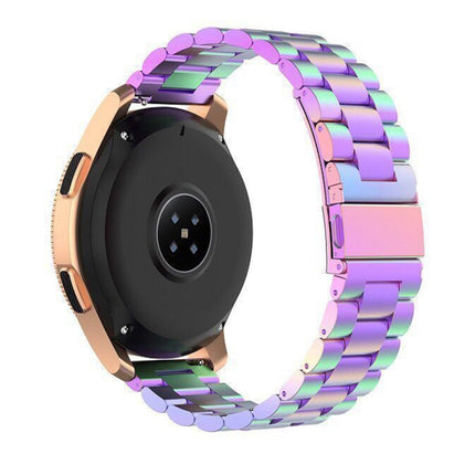 Three-bead Metal Steel Watch Band, For Huawei GT 3 Pro 43mm