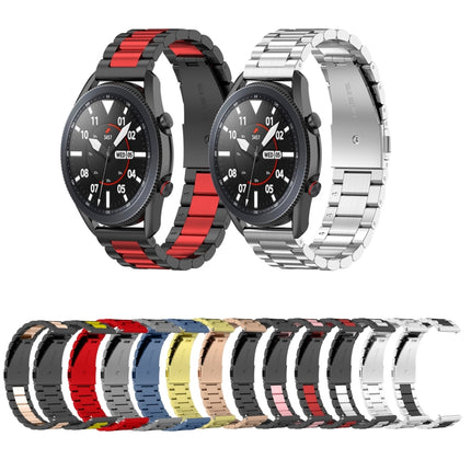 Three-bead Metal Steel Watch Band, For Huawei GT 3 Pro 43mm
