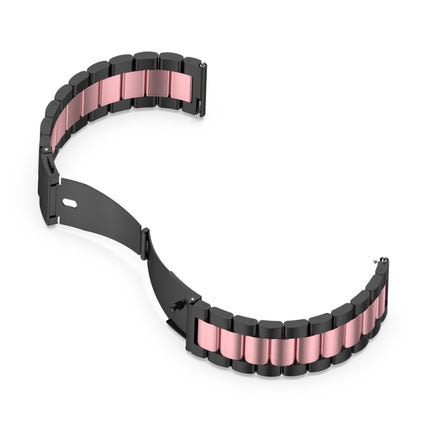 Three-bead Metal Steel Watch Band, For Huawei GT 3 Pro 46mm