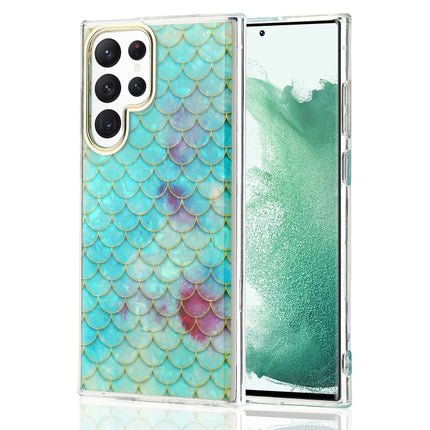 Electroplating Shell Texture Phone Case, For Samsung Galaxy S22 Ultra 5G