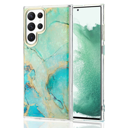 Electroplating Shell Texture Phone Case, For Samsung Galaxy S22 Ultra 5G