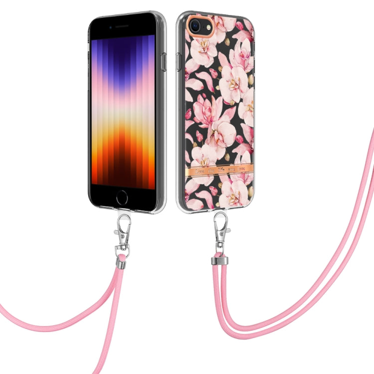 TPU-Telefonhülle der Flowers-Serie mit Trageband, für iPhone SE 2022/SE 2020/8/7, für Motorola Moto G Stylus 2022 4G, für Motorola Moto G31/G41, für Motorola Moto G51 5G, für Motorola Moto G71 5G