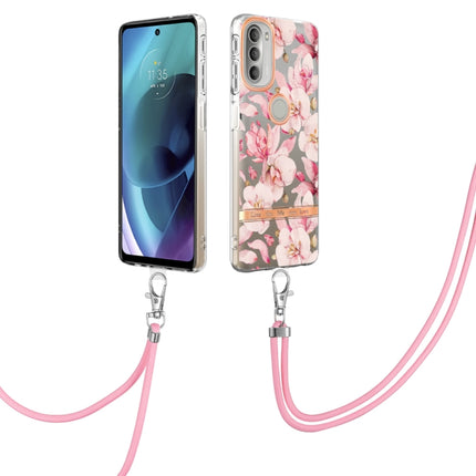 Flowers Series TPU Phone Case with Lanyard