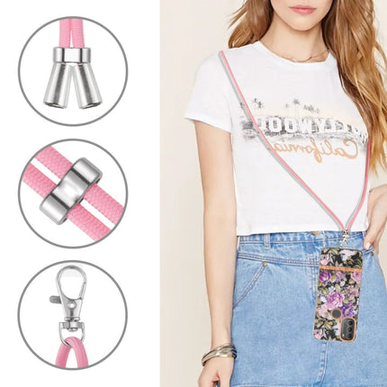 Flowers Series TPU Phone Case with Lanyard