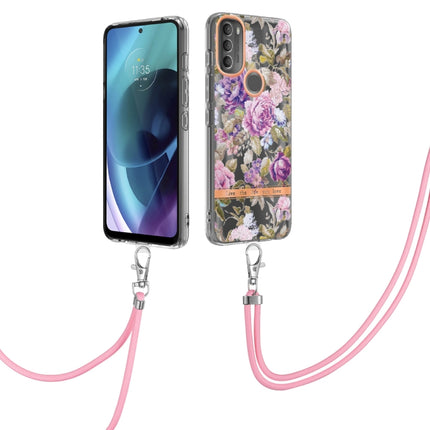 Flowers Series TPU Phone Case with Lanyard
