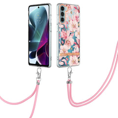 Flowers Series TPU Phone Case with Lanyard, For Motorola Moto G200, For Nokia G20/G10, For Nokia G21/G11, For OnePlus N20 5G, For OPPO Realme 9 Pro+ 5G