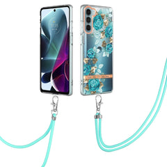 Flowers Series TPU Phone Case with Lanyard, For Motorola Moto G200, For Nokia G20/G10, For Nokia G21/G11, For OnePlus N20 5G, For OPPO Realme 9 Pro+ 5G