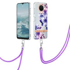 Flowers Series TPU Phone Case with Lanyard, For Motorola Moto G200, For Nokia G20/G10, For Nokia G21/G11, For OnePlus N20 5G, For OPPO Realme 9 Pro+ 5G