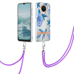 Flowers Series TPU Phone Case with Lanyard, For Motorola Moto G200, For Nokia G20/G10, For Nokia G21/G11, For OnePlus N20 5G, For OPPO Realme 9 Pro+ 5G