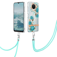 Flowers Series TPU Phone Case with Lanyard, For Motorola Moto G200, For Nokia G20/G10, For Nokia G21/G11, For OnePlus N20 5G, For OPPO Realme 9 Pro+ 5G