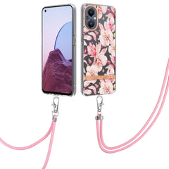 Flowers Series TPU Phone Case with Lanyard, For Motorola Moto G200, For Nokia G20/G10, For Nokia G21/G11, For OnePlus N20 5G, For OPPO Realme 9 Pro+ 5G