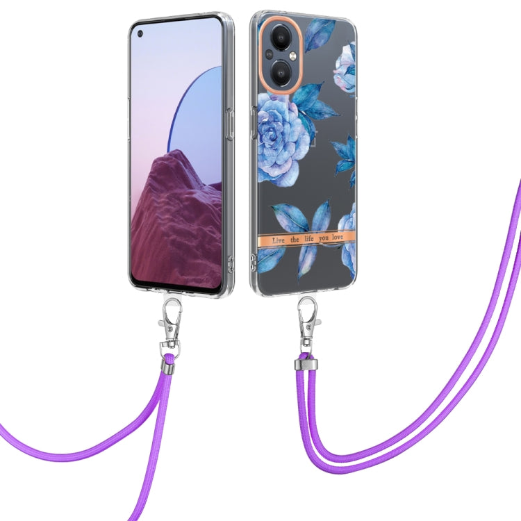 Flowers Series TPU Phone Case with Lanyard