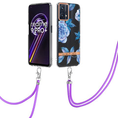 Flowers Series TPU Phone Case with Lanyard, For Motorola Moto G200, For Nokia G20/G10, For Nokia G21/G11, For OnePlus N20 5G, For OPPO Realme 9 Pro+ 5G