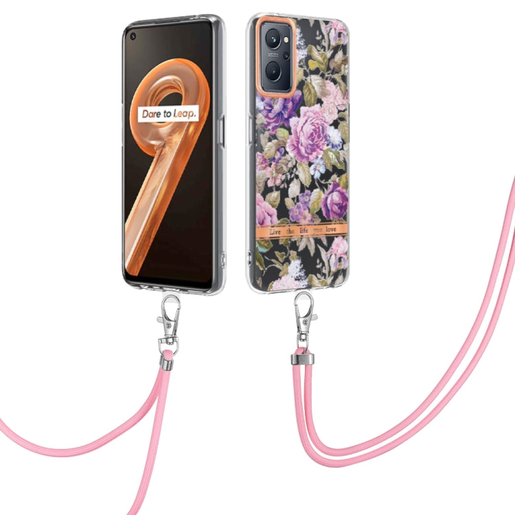 Flowers Series TPU Phone Case with Lanyard