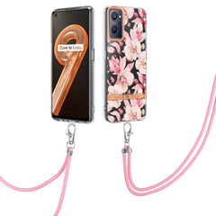 Flowers Series TPU Phone Case with Lanyard, For OPPO Realme 9 Pro 5G, For OPPO Realme 9i/A36/A96 4G, For OPPO Realme C21Y, For Xiaomi Redmi Note 11s, For Samsung Galaxy A13