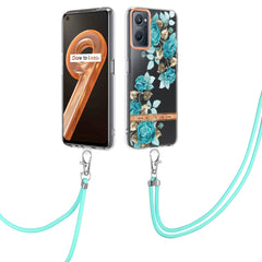 Flowers Series TPU Phone Case with Lanyard, For OPPO Realme 9 Pro 5G, For OPPO Realme 9i/A36/A96 4G, For OPPO Realme C21Y, For Xiaomi Redmi Note 11s, For Samsung Galaxy A13