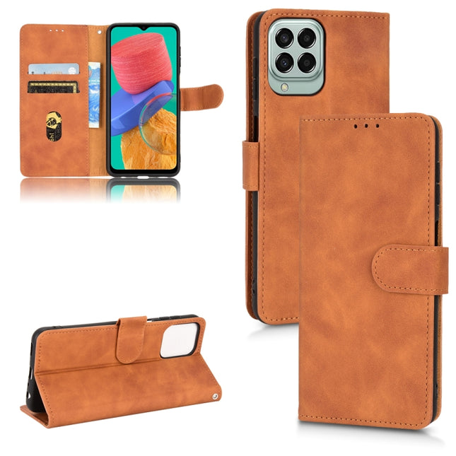 Skin Feel Magnetic Flip Leather Phone Case, For Motorola Edge 30, For Motorola Moto G52, For Samsung Galaxy M33 5G, For Sharp Simple Sumaho 6