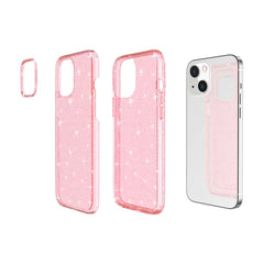 Shockproof Terminator Style Glitter Powder Protective Case, For iPhone 14, For iPhone 14 Pro, For iPhone 14 Plus, For iPhone 14 Pro Max