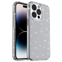 Shockproof Terminator Style Glitter Powder Protective Case, For iPhone 14, For iPhone 14 Pro, For iPhone 14 Plus, For iPhone 14 Pro Max