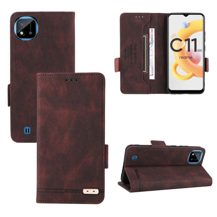 Magnetic Clasp Flip Leather Phone Case, For Realme C11 2021/C20, For Realme C11 2021/Realme C20, For TCL 10 Pro, For Wiko Y82, For Xiaomi Redmi 9C