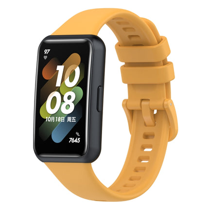 Metal Head Silicone Watch Band, For Huawei Band 7