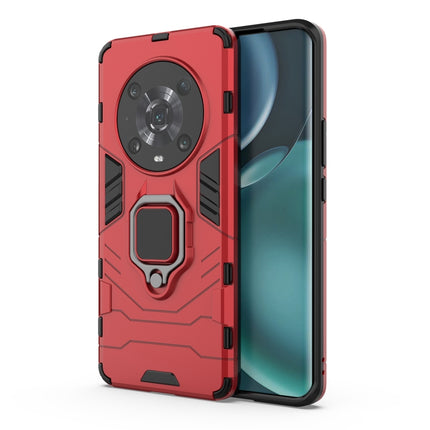 Shockproof PC + TPU Protective Phone Case with Magnetic Ring Holder, For Honor Magic4, For Honor Magic4 Pro