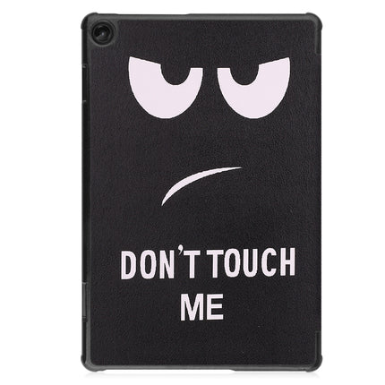 Custer Painted 3-Fold Holder Smart Leather Tablet Case, For Amazon Kindle Fire 7 2022, For Lenovo Tab M10 3rd Gen