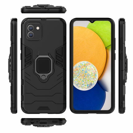 PC + TPU Shockproof Protective Phone Case with Magnetic Ring Holder, For Samsung Galaxy A03 EU Version
