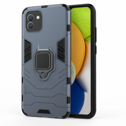 PC + TPU Shockproof Protective Phone Case with Magnetic Ring Holder, For Samsung Galaxy A03 EU Version